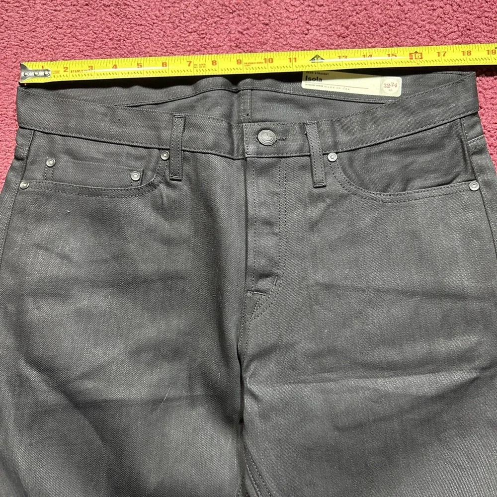 Deus Ex Machina Straight Isola Selvedge Vintage Black - Made In USA Fits 36/35